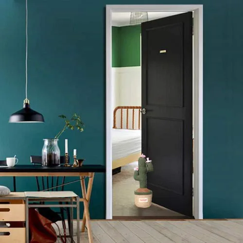 Vista 7 de Tope de puerta decorativo de animales de tela bonita, topes interiores con peso de cactus, tope de puerta de tela compacta, regalos para mamá, tapón