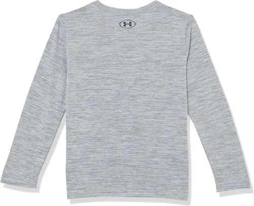 Vista 2 de Under Armour Boys' Long Sleeve Shirt, Crewneck, Lightweight and Breathable