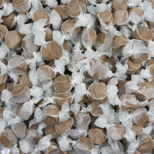 Vista 32 de Dulces gourmet suaves y masticables de agua salada, envueltos individualmente, bolsa a granel (pastel de manzana, 1 libra (paquete de 1))