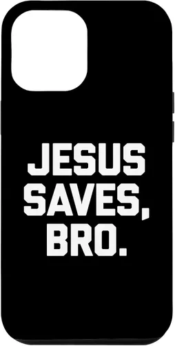 Vista 6 de iPhone 14 Jesus Saves, Bro Shirt Funny Catholic Church Christian Jesus Case
