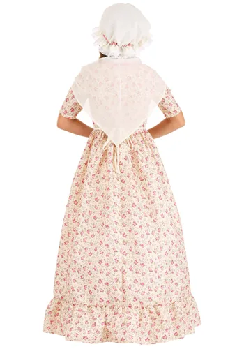 Vista 2 de Disfraz de Niña Colonial para Niños Multicolor