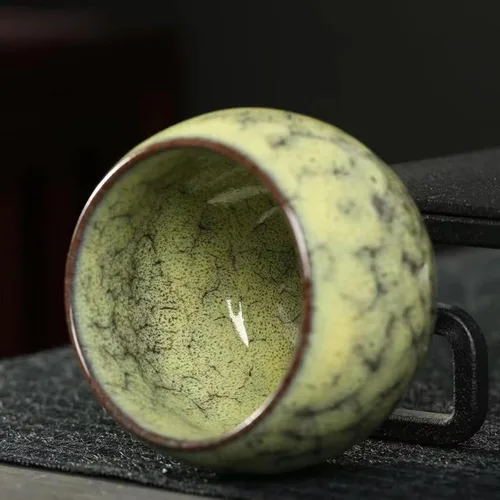 Vista 7 de MQjzsh - Tazones de té chinos japoneses hechos a mano, juego de tazas de té, 4 unidades, 3.7 onzas líquidas para oficina, hogar, regalos