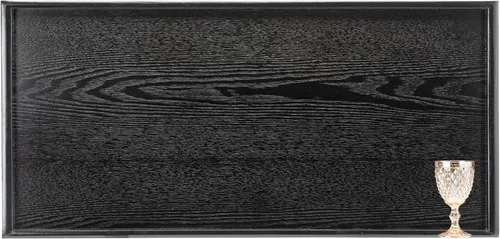 Vista 11 de Bandeja extra grande de madera maciza de 16 x 11 pulgadas para servir té, mesa de café, aperitivos, comidas, plato de servir, cocina, fiesta, bar