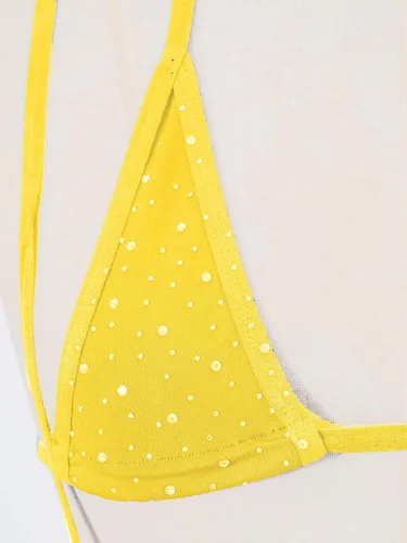 Vista 6 de ACSUSS - Sujetador con cuello halter con cordones para mujer