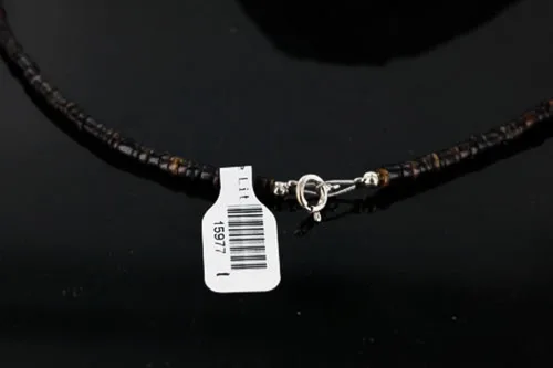 Vista 7 de $180Tag Collar nativo americano de plata navajo turquesa blanca certificada 371105449739 Hecho por Loma Siiva, Metal Piedra, turquesa estabilizada