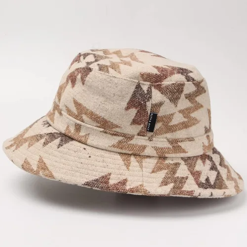 Vista 3 de Ruth&Boaz Sombrero unisex de mezcla de lana para exteriores, patrón étnico inca