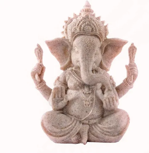 Vista 9 de Ulalaza Estatua de Buda para meditación, decoración del hogar, estatuas tailandesas de resina para manualidades
