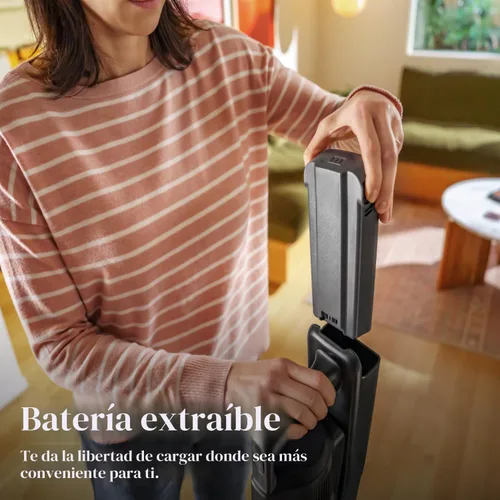 Vista 9 de Bissell PowerClean FurGuard 280W Aspiradora inalámbrica que se mantiene en pie con cepillo autolimpiante, succión fuerte, batería extraíble, montaje