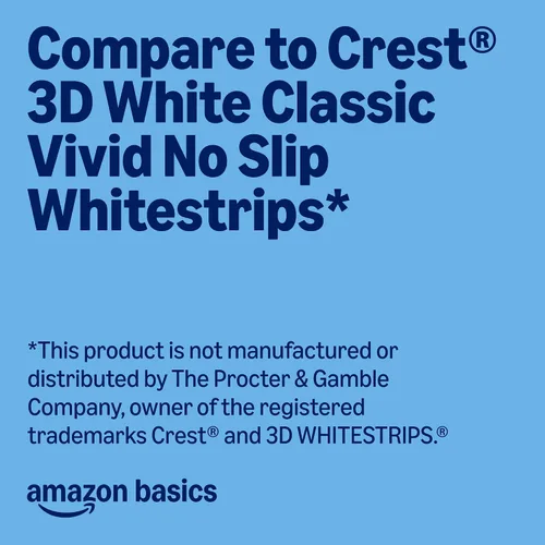 Vista 3 de Amazon Basics Kit de tiras blanqueadoras de dientes de 10 días, 10 tratamientos, 1 paquete (anteriormente Solimo)