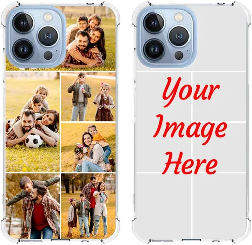 Vista 11 de Funda de teléfono con foto personalizada para iPhone 13 Pro Max, cubierta transparente suave de silicona personalizada con imagen/texto, regalo