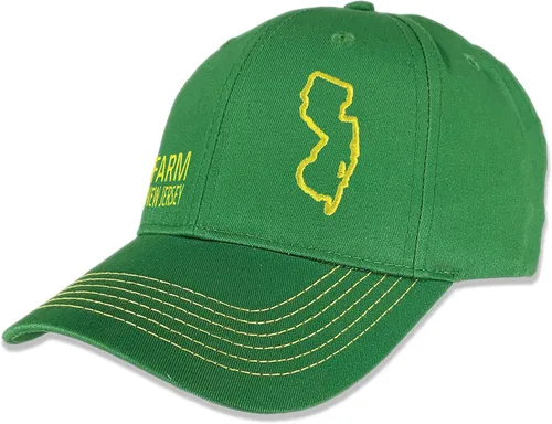 Vista 2 de John Deere Sombrero completo de sarga Farm State Pride - verde y amarillo, Amarillo, verde