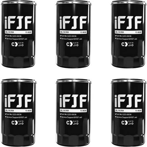 Vista 11 de iFJF 122-0836 Filtro de aceite de repuesto para RV QG 5500/7000 Serie HGJAA HGJAB HGJAC de giro que reemplaza 01220836 B7238 PH2875 PH10027 OE
