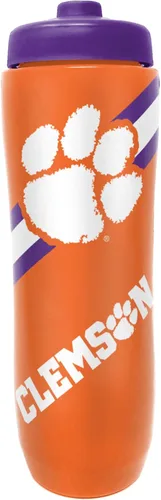 Vista 9 de Party Animal NCAA Texas A&M Aggies - Botella de agua exprimible Slim, lightweight BPA-free sports water bottle with quick-flow squeeze; fits