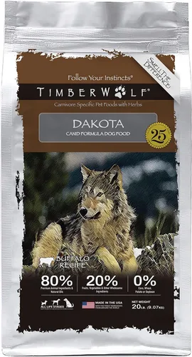 Vista 7 de Timberwolf Dakota Buffalo Recipe Alimento para perros 4 libras