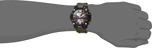 Vista 5 de Armitron Sport - Reloj con correa de resina de cronógrafo analógico digital para hombre 205461 Verde oscuro Cronógrafo