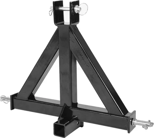 Vista 3 de Enganche tripuntal de 2 pulgadas de alta resistencia para tractores, categoría 1. Negro Resistente