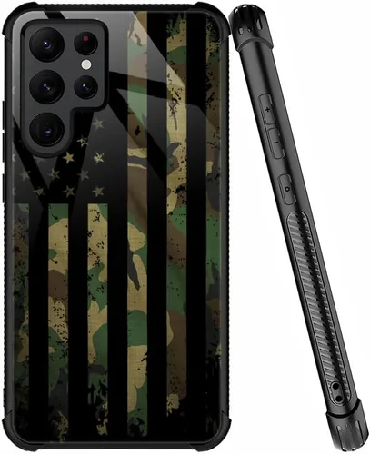 Vista 60 de ZHEGAILIAN Funda compatible con Samsung Galaxy S21, funda de vidrio orgánico para niñas, mujeres y hombres, diseño de cuatro esquinas, antiarañazos