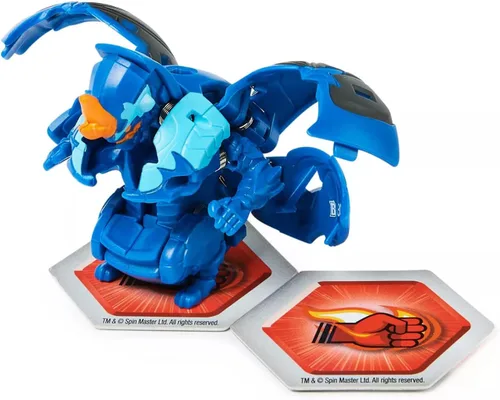 Vista 3 de Bakugan Geogan Rising 2021 Aquos Behemos - Figura coleccionable y tarjetas coleccionables de 2 pulgadas
