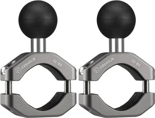 Vista 10 de FANAUE Abrazadera de Montaje para Manillar Base de Perno en U con Bola Tamaño B de 1" para Riel de 0.85" a 1.14" de Diámetro, Compatible