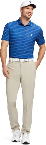Vista 2 de Izod Pantalones de golf Swingflex de corte recto sin pinzas para hombre