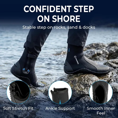 Vista 9 de Phantom Aquatics Rapido 5mm Wise Boots