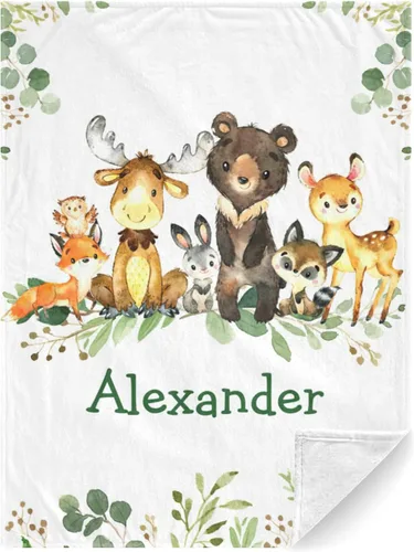 Vista 11 de Manta de bebé personalizada para niños y niñas, manta de bebé personalizada con nombre, regalos personalizados para baby shower, mantas recibidoras