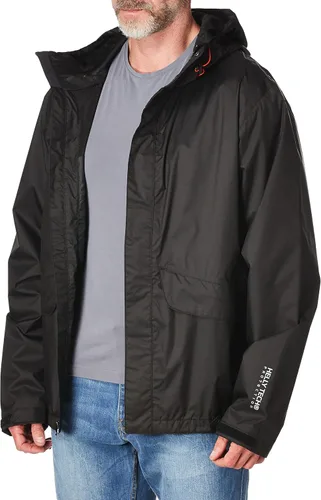 Vista 2 de Helly-Hansen Manchester - Chamarras impermeables para hombre con construcción transpirable al agua y al viento, solapa de tormenta