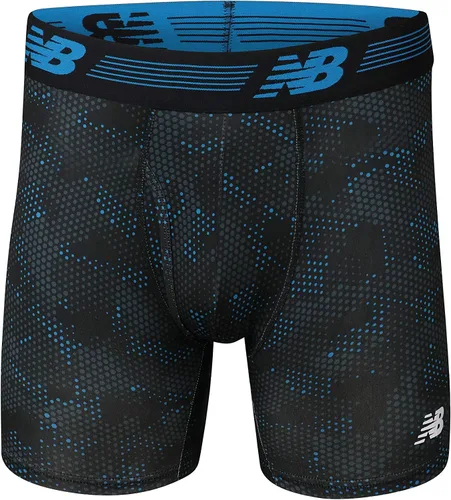 Vista 3 de New Balance - Bóxer para hombre, 6 pulgadas, parte delantera con bolsa, 3