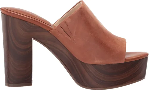 Vista 6 de Jessica Simpson Shelbie - Sandalias de tacón con plataforma para mujer, Caramelo