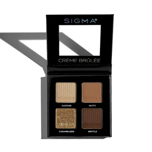 Vista 7 de SIGMA BEAUTY Paleta de sombras de ojos cuádruple - Tiramisu Eyeshadow Quad, 4 sombras
