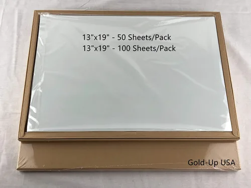 Vista 2 de Película de transparencia de inyección de tinta impermeable de 13 x 19 pulgadas para serigrafía de seda, 1 paquete (100 hojas)
