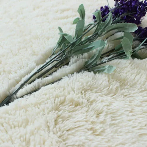 Vista 3 de SVIO-SOFACOVER Alfombrillas antideslizantes para sofá, de piel sintética, color blanco crema y blanco, fundas para sofá, muebles para el hogar, una