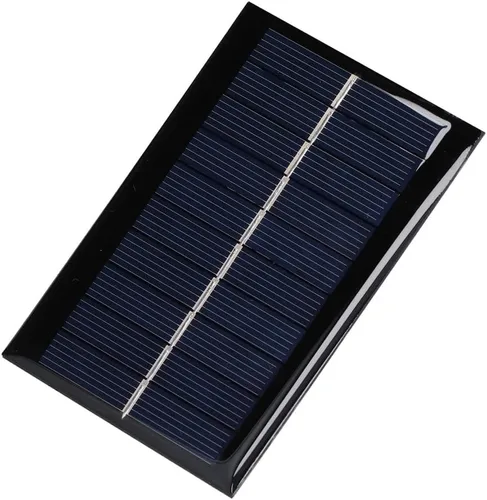 Vista 6 de Módulo de panel solar de 2 piezas de 1W 5V - Células solares de silicio policristalino para generación de energía al aire libre con marco resistente