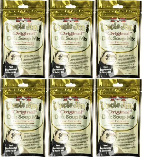 Vista 3 de Marshall Uncle Jim's Original Duk Soup Mix para hurones 1.69 libras (6 x 4.5 onzas)