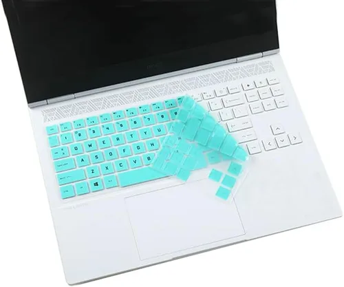 Vista 3 de Funda de silicona para teclado compatible con HP OMEN 16.1" 16t-u000 16-u0097nr Series, HP OMEN 16.1" 16t-wf000 16-wf0097nr 16z-xf000 16z-xd000