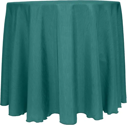 Vista 25 de Mantel reversible de satén Shantung de Ultimate Textile Majestic 96" redondo, Satin, Paquete de 2