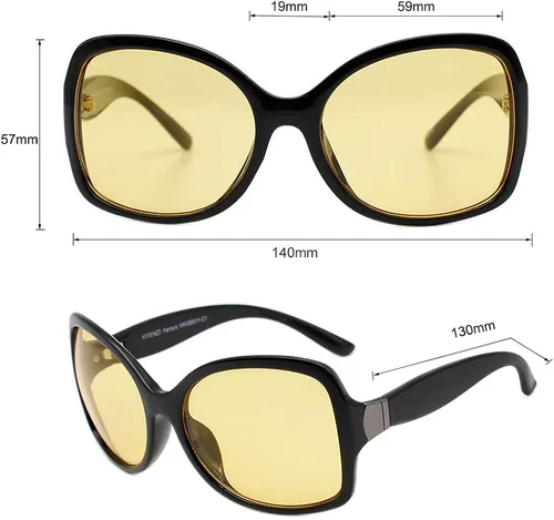 Vista 5 de VITENZI Gafas de sol de conducción de visión nocturna Gafas de sol de gran tamaño Ferrara