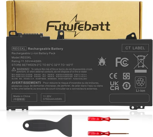Vista 9 de Futurebatt Nueva batería de repuesto para Dell DJ1J0 451-BBZL PGFX4 ONFOH DJ1JO, para Dell Latitude 12 7000 7280 7480 Series [42Wh 11.4V]