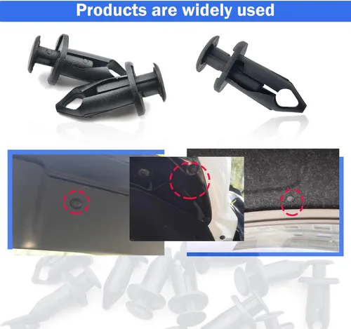 Vista 5 de 20 piezas Clips de Guardabarros/Remaches de Carrocería ATV Pasadores de Empuje Compatibles con Honda Ranger RZR 800 900 Sportsman XP 850 Suzuki