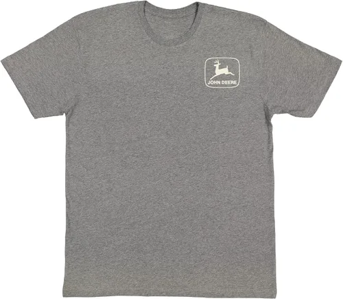 Vista 2 de John Deere Camiseta estampada de manga corta para hombre Vint Flag