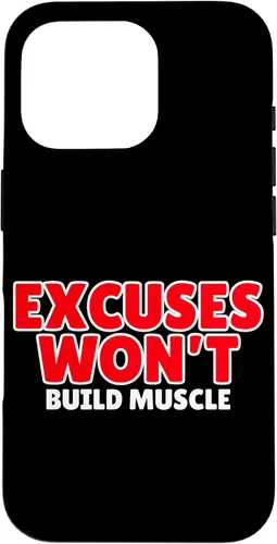 Vista 20 de Funda divertida con frase motivacional para iPhone 16 Fitness