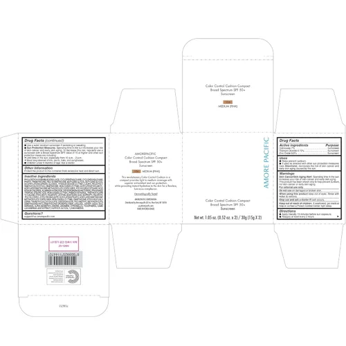Vista 13 de AMOREPACIFIC – Cojín de control de color, compacto, de amplio espectro SPF 50+