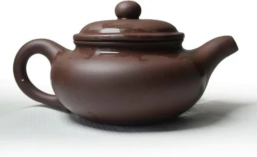 Vista 10 de Tetera 8.6oz té chino gongfu genuino negro arcilla Zisha Classics Pot Infusers té