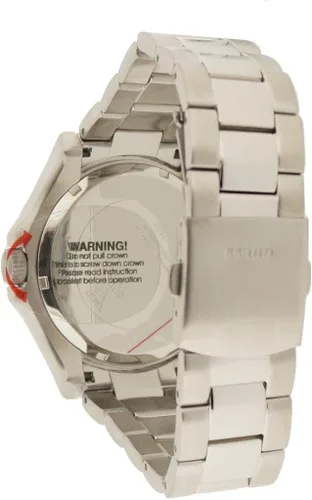 Vista 2 de Guess W0479G2 Reloj de pulsera y caja de acero plateado para hombre de 1772 in