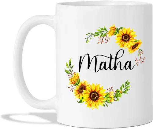Vista 9 de Taza de café personalizada de cactus, taza de flores de cactus con nombre, taza de té de cactus, taza de cerámica con nombre personalizado, regalos