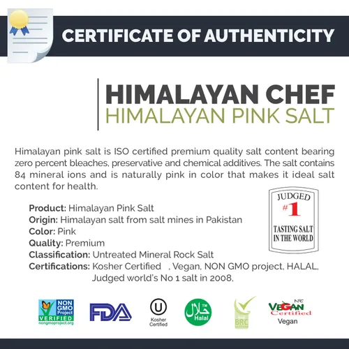 Vista 8 de Himalayan Chef Grano fino de sal rosa, 8 onzas