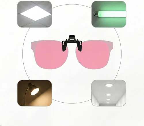Vista 3 de Eyekepper Gafas de migraña para mujer y hombre, FL-41 con clip