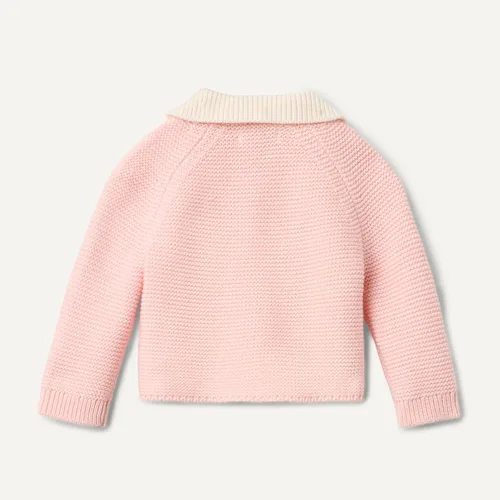 Vista 5 de Tienda Essentials x Sofia Grainge - Chaqueta unisex con cuello Peter Pan para niños pequeños y bebés