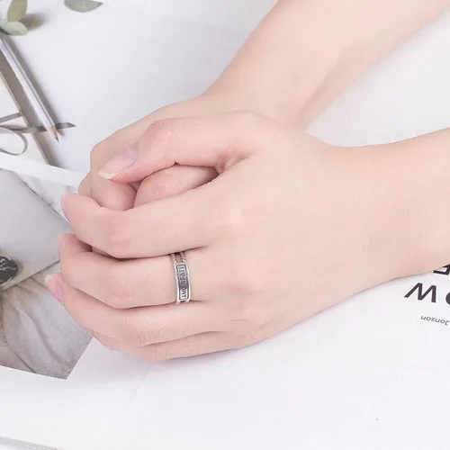 Vista 46 de CANDYFANCY Anillo de nudo celta de plata de ley 925 abierto para el dedo medio nudillo para mujer, tamaño ajustable 4-7