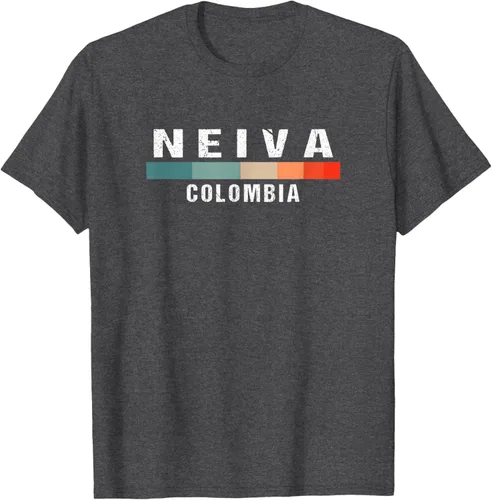 Vista 18 de Camiseta Neiva Colombia City Trip, Negro